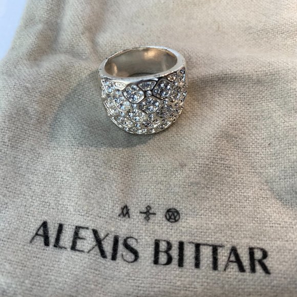 Alexis Bittar Jewelry - Alexis Bittar Silver Encrusted Ring